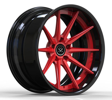 Czarne, matowe, kute obręcze baryłkowe 19 cali Rozłożone 19x8.5 19x9.5 Alloy 370z
