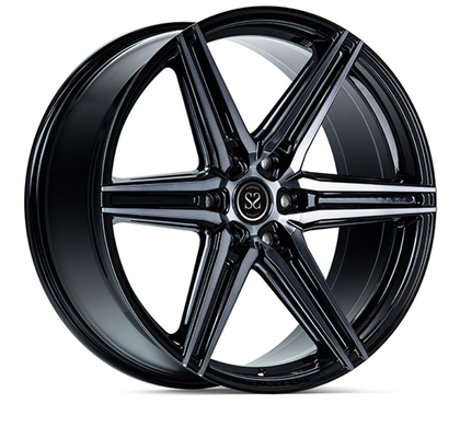 6 szprych 1-częściowych kutych felg 5x112 2021 cali do Audi R8 Satin Black Machined