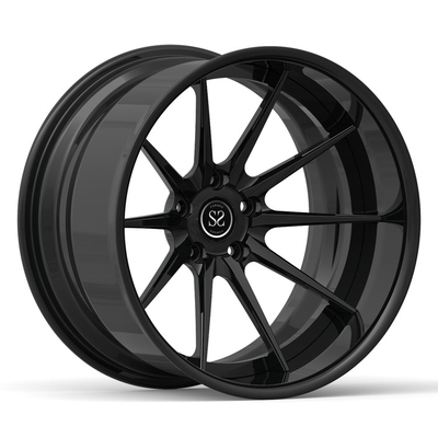 Matowe czarne kute 2-częściowe felgi 20 19 cali 19x9 19x11 Deep Dish Concave Alloy Pontiac Trans Wheels