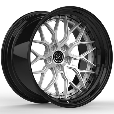 VIA Polished 2-częściowe kute koła Super Concave Custom 5x120,65